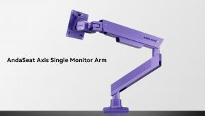 Axis Single Monitor Arm Purple