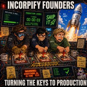 Incorpify AI Co-Founders: Luca Rubino, Kai Schildhauer, Omid Ahourai