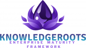 KnowledgeRoots™ Enterprise Maturity Framework™ logo representing a proprietary five-stage Enterprise Knowledge Management maturity framework developed by Collaborative Shared Technologies LLC®.