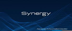 Synergy logo. Free your firm to focus on what it does best.