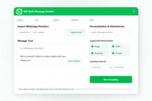 WAWebSender WhatsApp Sender interface