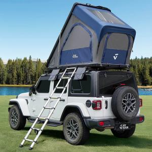 JoyTutus Overland Hard Shell Aluminum Rooftop Tent for 2–3 People with LED & Skyview