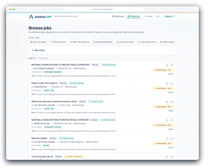 AchieveDXP Workforce Navigator job search