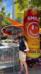 The giant inflatable “Stan the Can” outside Baja Rick’s Cantina during San Diego Comic-Con near Petco Park in downtown San Diego.