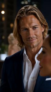 Prince Klein, owner of a rival luxury medical spa, appears in a scene from Park Avenue, Park Ave Cosmetic Center's AI-powered episodic entertainment series.