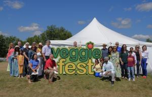 VeggieFest Sign at the VggieFest Grounds
