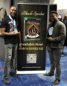 Cj Peters, Founder of Black Spades and James Lewis, Director, DAP Program, XBOX