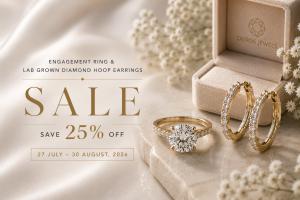 Ouros Jewels 25% off hoop earrings and engagement ring sale 2026