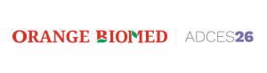 Logos of Orange Biomed and ADCES 2026