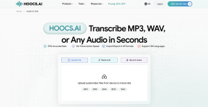 Hoocs.ai Audio to Text