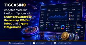 TIGCasino modular casino platform update featuring database ownership controls, white-label options, and crypto wallet integrations.