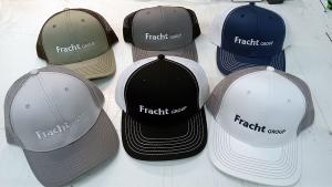 custom embroidered hats in Houston for Fracht Group