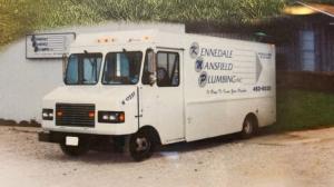 Kennedale Mansfield Plumbing KMP History Service Truck Then