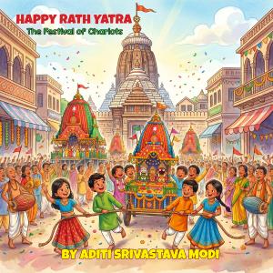 Cover of book Happy Rath Yatra: The Festival of Chariots by Aditi Srivastava Modi