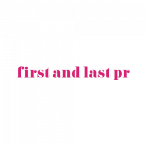 First and Last PR logo. Award-winning boutique communications agency specializing in beauty, wellness, and lifestyle brands. Offers full-service PR and Fractional Chief Communications Officer services.