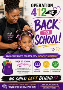 Operation 412NC Back-to-School Initiative 2026