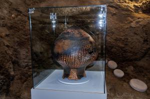 A ceramic vessel from the excavation in the Areni 1 cave