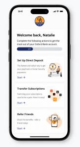 Oxford Bank's Onboarding Flow