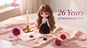 this is blythe 26th anniversary handmade custom blythe doll