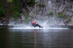 Splashdown at the Junior Adventure Racing World Championship