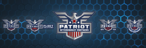 Patriot Aftermarket Partners Logo, Patriot Liner Logo, Patriot Fleet Solutions Logo, Patriot Rust Defense Logo, Patriot Auto Tech Logo