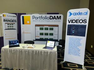 Portfolio DAM booth at the ARCHIVES*RECORDS 2026 conference, New Orleans