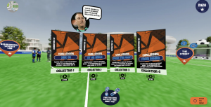 Image showing the range of different skills and drills embedded within the virtual academy.