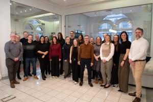 A photo of the staff of DMR Training