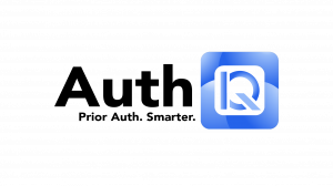 AuthIQ™ logo, the agentic AI engine powering the future of patient access.