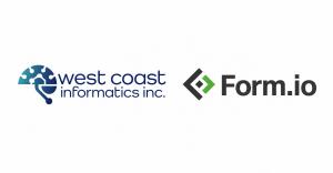 West Coast Informatics and Form.io logos