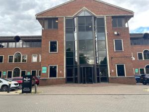 Exterior of the Regus serviced office building in West Drayton where Direct Airport Taxi is based