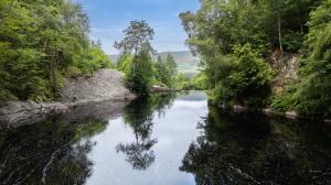 Headpond of the Allt Doe scheme