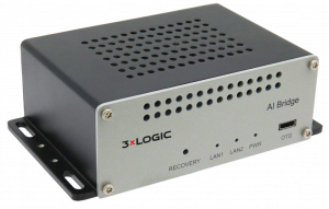 Image shows 3xLOGIC's AI Bridge, which with VIGIL 13.5, brings advanced AI analytics to existing video infrastructure.