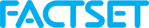 Factset company logo cyan