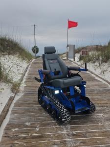 The Florida State Parks Foundation and the Surfing's Evolution & Preservation Foundation recently partnered to provide four EcoRover track chairs and accompanying storage trailers for four coastal state parks across Florida.