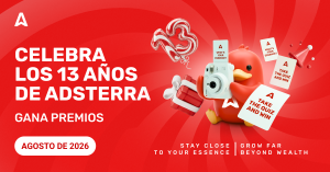Los 13 años de Adsterra