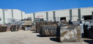 Boda Stone's granite monument production site in Hui'an, Fujian, China.