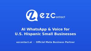 EZContact AI agent answering customer messages on WhatsApp and handling phone calls as a virtual receptionist