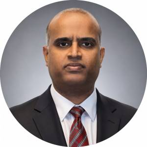 Headshot of Madhavan Babu, Enterprise Cloud Architect