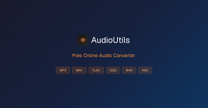 AudioUtils — free online audio converter