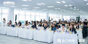 Women participants and judges attentively watching a project demo presentation at Coding Lady 2026, a non-profit AI hackathon for women held in Beijing.