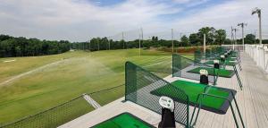 Power Tee bays at Leatherman Golf Learning Center