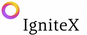 Ignite X logo, an AI-era PR and marketing agency and winner of the 2026 MarTech Breakthrough AEO Innovation Award