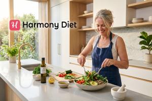 Harmony diet is a personalized wellness system for menopausal women