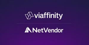 NetVendor and Viaffinity logos stacked
