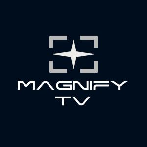 MagnifyTV logo, the digital signage solution for local businesses by Magnify Creative