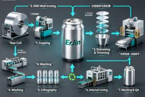 ERJIN PACK two-piece aluminum can