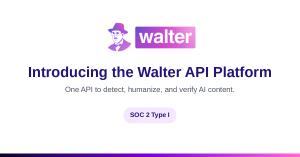 Walter Writes AI API Platform