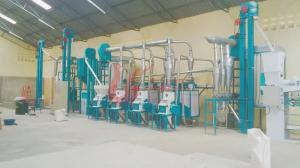 Maize Milling Production Line With Cleaning And Milling Equipment