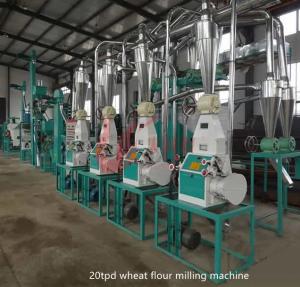 20 Ton Wheat Flour Milling Line With Cleaning And Milling Equipment